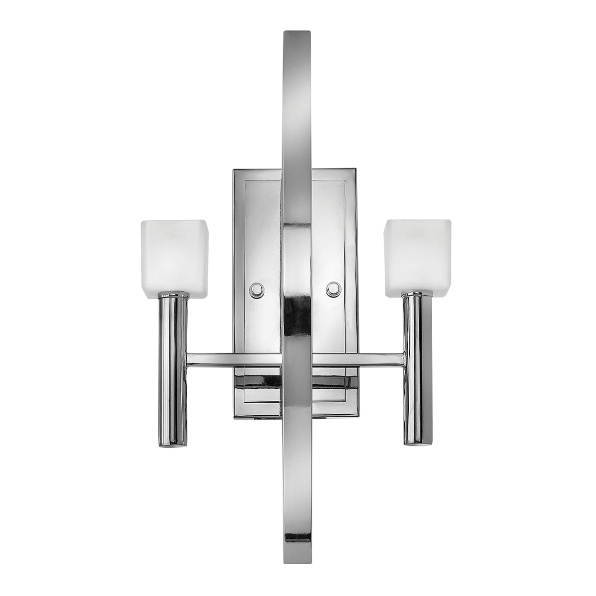 Quintiesse Mondo 2 Light Wall Light Polished Chrome