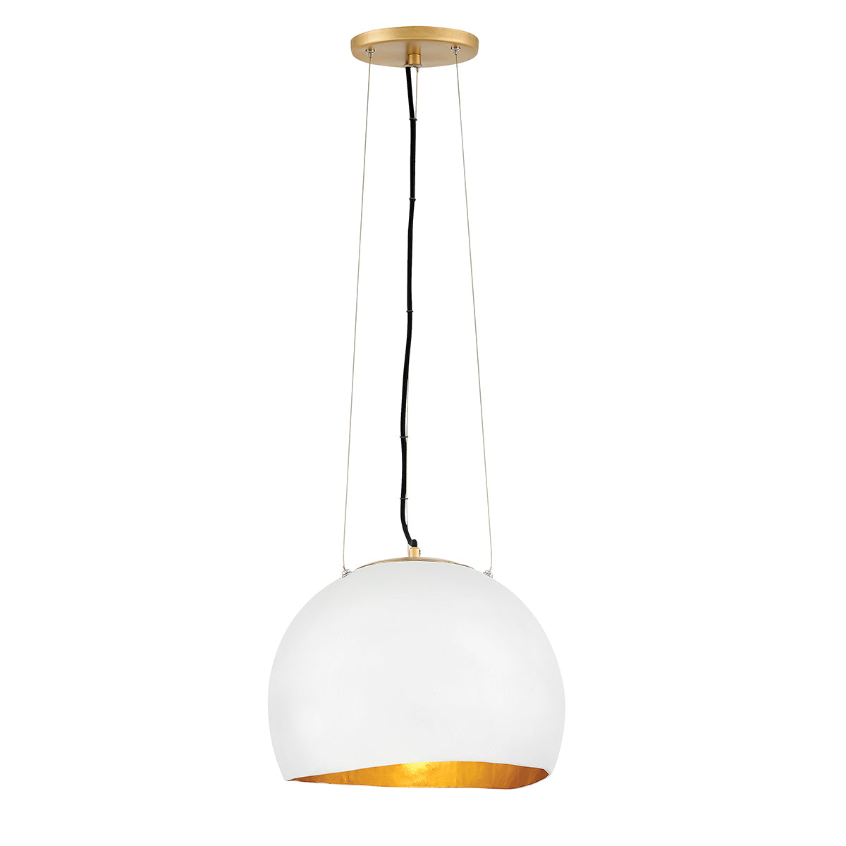 Quintiesse Nula 1 Light Pendant Light Luxe Gold
