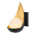 Quintiesse Ren Wall Light Wall Light Black Gold