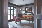 Quintiesse Ren 5 Light Chandelier Black Gold