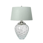 Quintiesse Samara Table Lamp Polished Nickel Clear