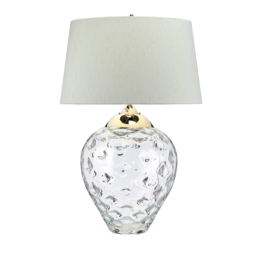 Quintiesse Samara Large Table Lamp Clear Glass
