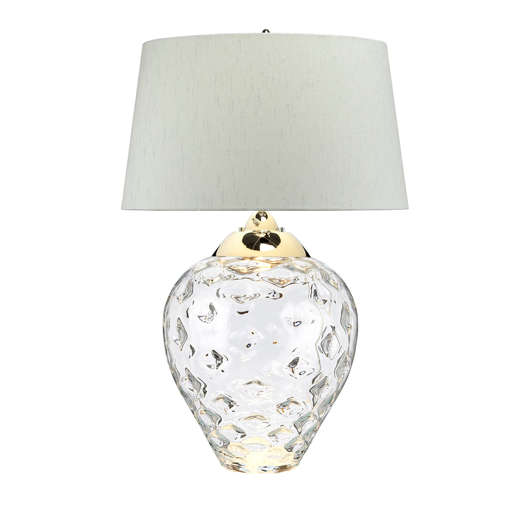 Quintiesse Samara Large Table Lamp Clear Glass