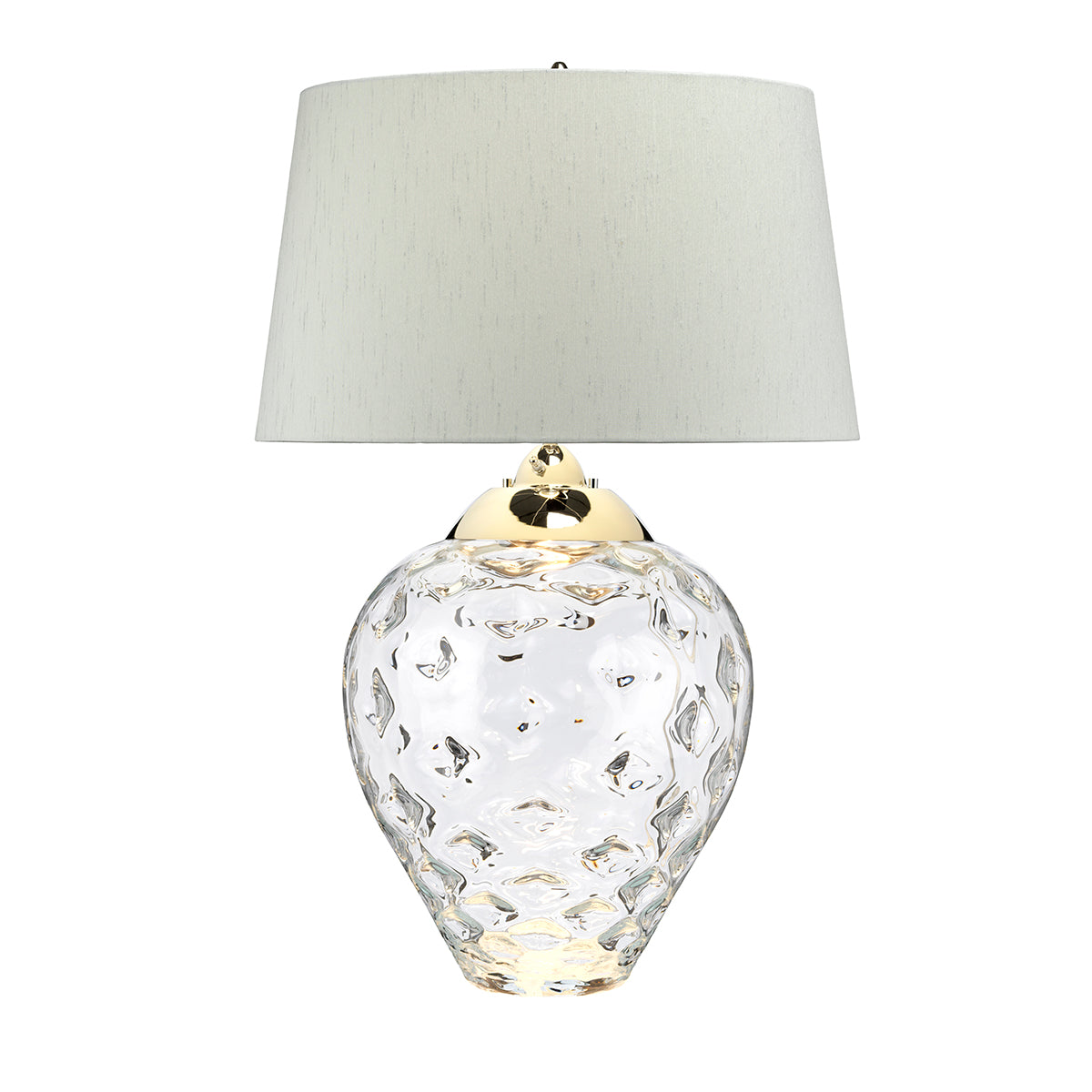 Quintiesse Samara Large Table Lamp Clear Glass