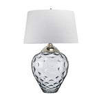 Quintiesse Samara Large Table Lamp Smoke Tinted Glass
