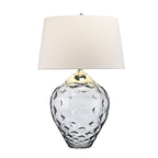 Quintiesse Samara Large Table Lamp Smoke Tinted Glass