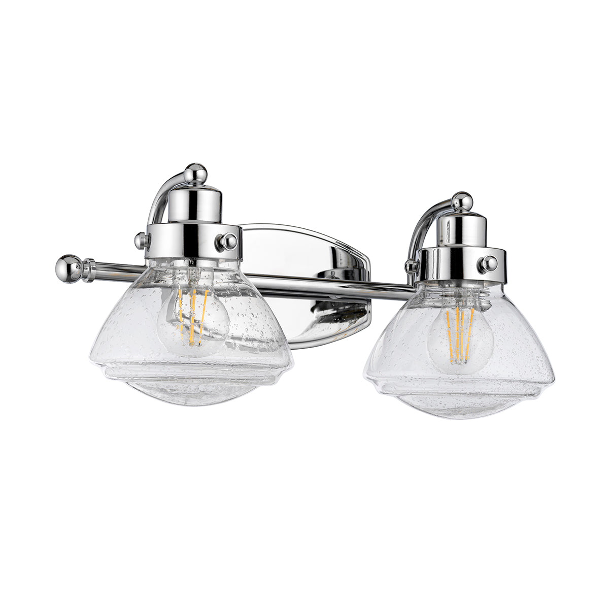 Quintiesse Scholar 2 Light Wall Light Polished Chrome