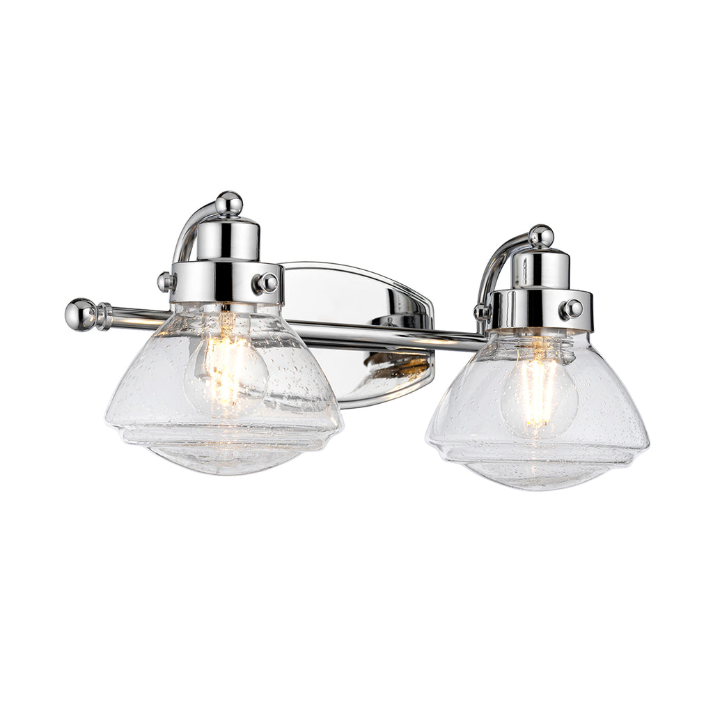 Quintiesse Scholar 2 Light Wall Light Polished Chrome