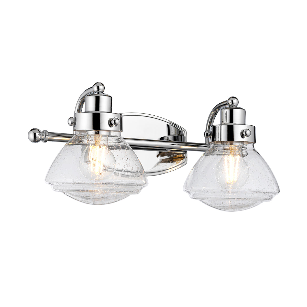 Quintiesse Scholar 2 Light Wall Light Polished Chrome
