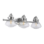Quintiesse Scholar 3 Light Wall Light Polished Chrome