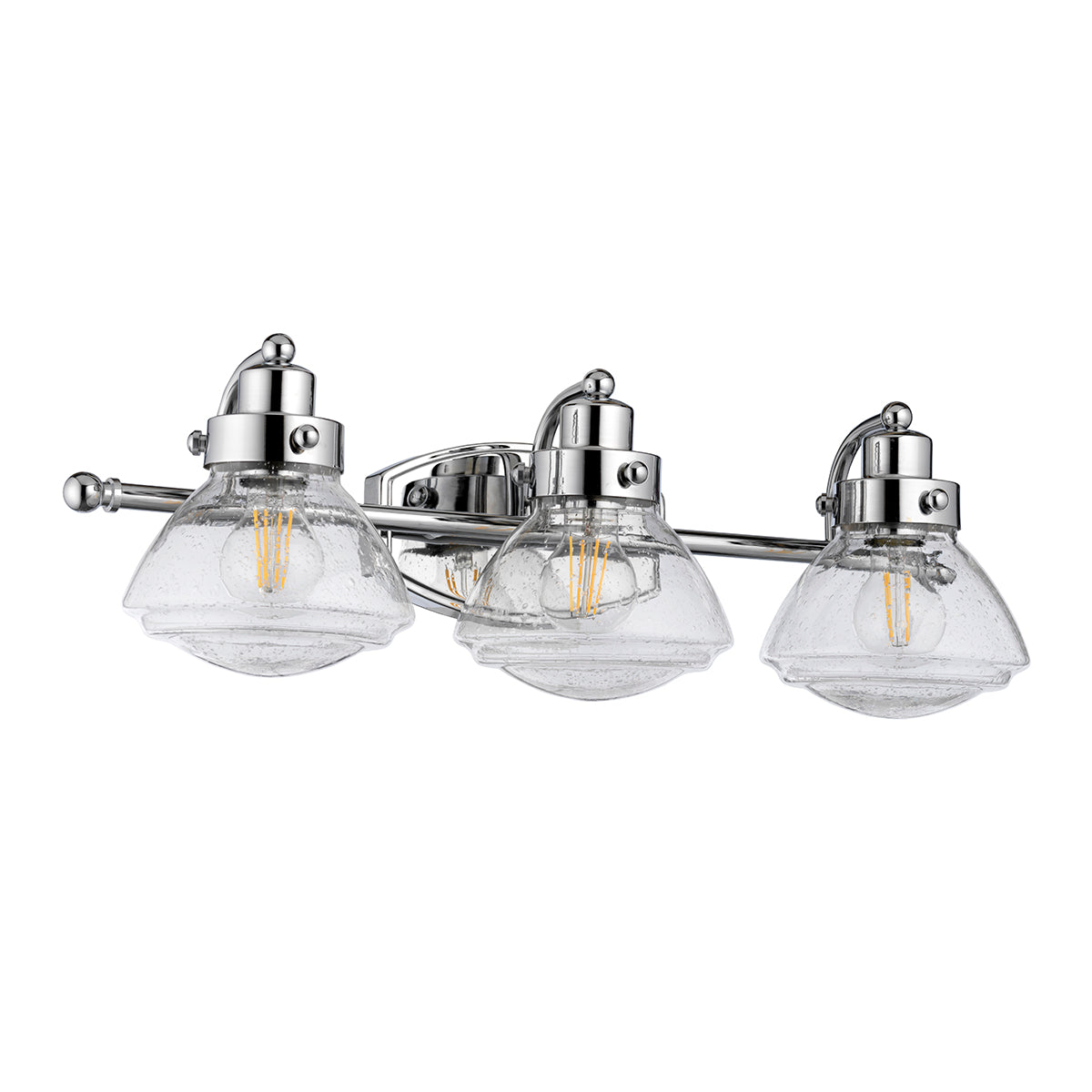 Quintiesse Scholar 3 Light Wall Light Polished Chrome