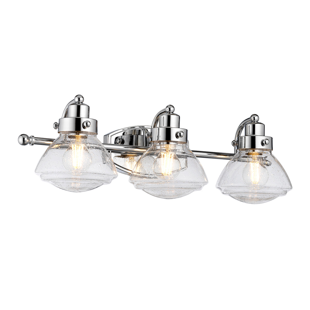 Quintiesse Scholar 3 Light Wall Light Polished Chrome