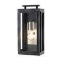 Quintiesse Sutcliffe 1 Light Wall Lantern Antique Nickel