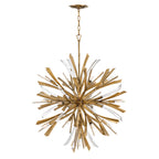 Quintiesse Vida Large 13 Light Pendant Light Burnished Gold