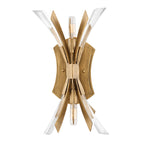 Quintiesse Vida 2 Light Wall Light Burnished Gold