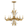 Quintiesse Vida 6 Light Chandelier Burnished Gold