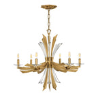 Quintiesse Vida 6 Light Chandelier Burnished Gold
