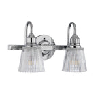 Quintiesse Addison 2 Light Wall Light Polished Chrome