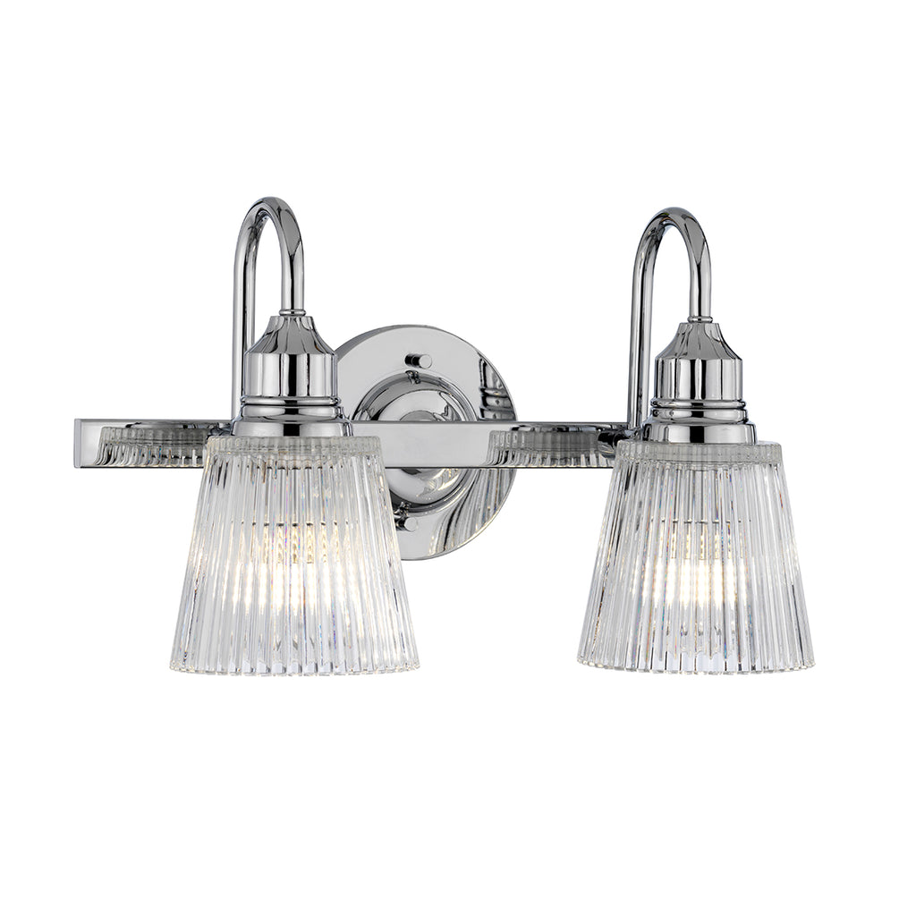 Quintiesse Addison 2 Light Wall Light Polished Chrome