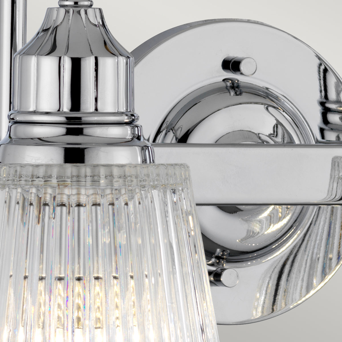 Quintiesse Addison 2 Light Wall Light Polished Chrome