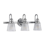Quintiesse Addison 3 Light Wall Light Polished Chrome