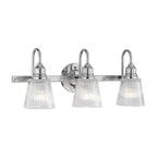 Quintiesse Addison 3 Light Wall Light Polished Chrome