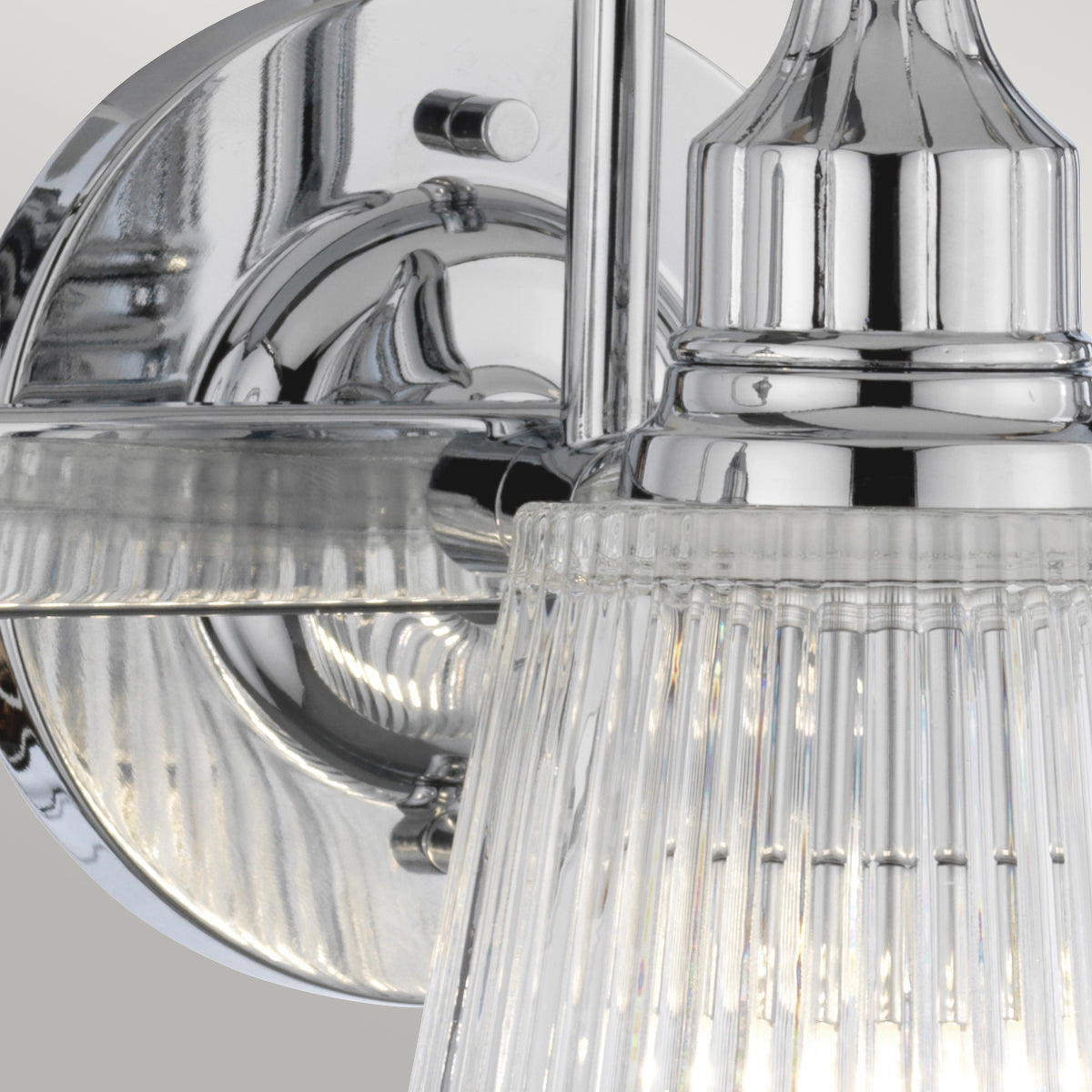 Quintiesse Addison 3 Light Wall Light Polished Chrome