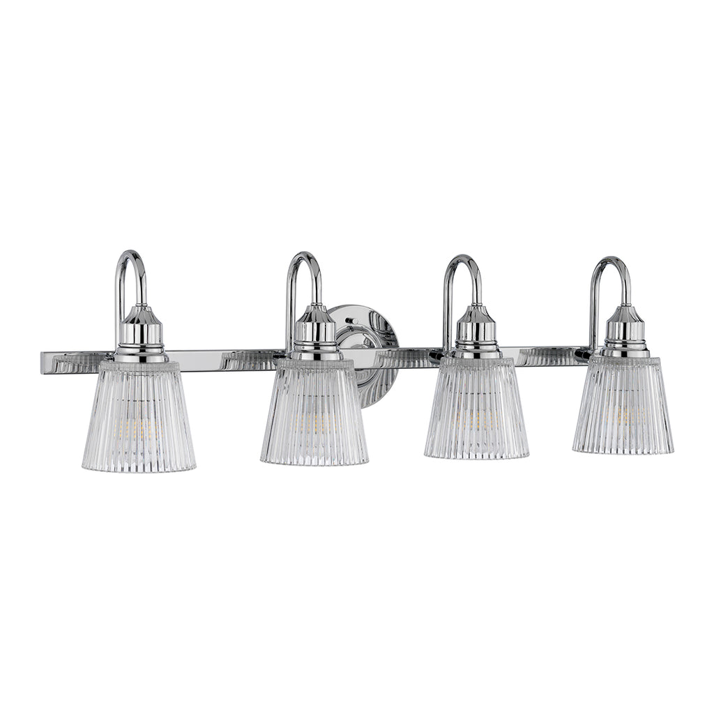 Quintiesse Addison 4 Light Wall Light Polished Chrome