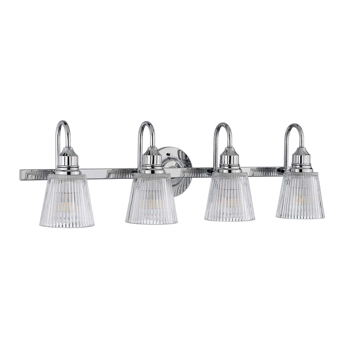 Quintiesse Addison 4 Light Wall Light Polished Chrome