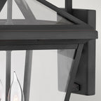 Quintiesse Alford Place Outdoor 2 Light Medium Wall Lantern in Museum Black