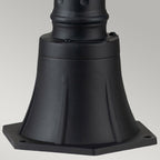 Quintiesse Alford Place Outdoor 2 Light Pillar Lantern in Museum Black