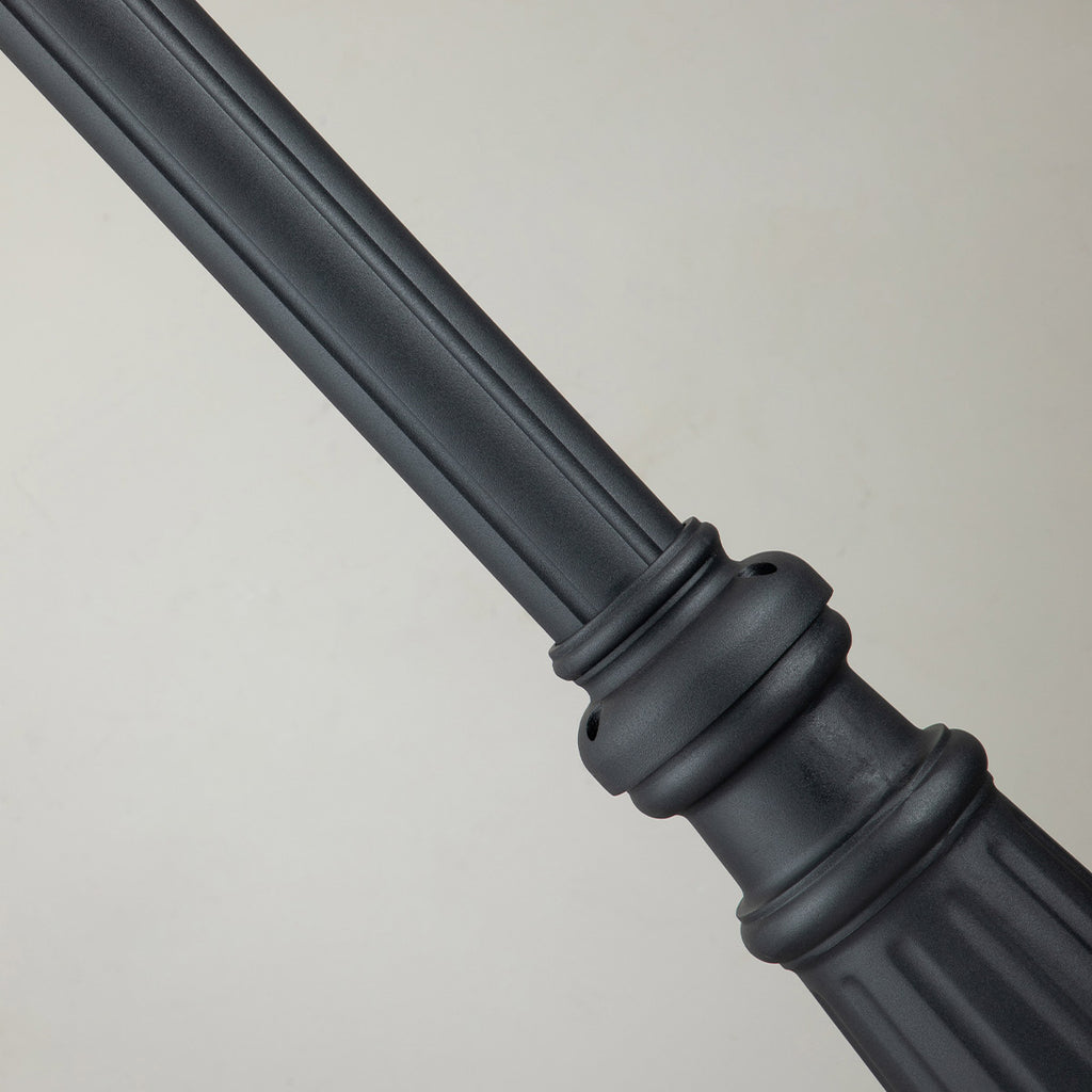 Quintiesse Alford Place Outdoor 4 Light Lamp Post in Museum Black