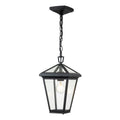 Quintiesse Alford Place Outdoor Small Chain Lantern in Museum Black