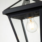 Quintiesse Alford Place Outdoor Small Chain Lantern in Museum Black