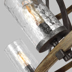 Quintiesse Angelo 9 Light Chandelier Slate