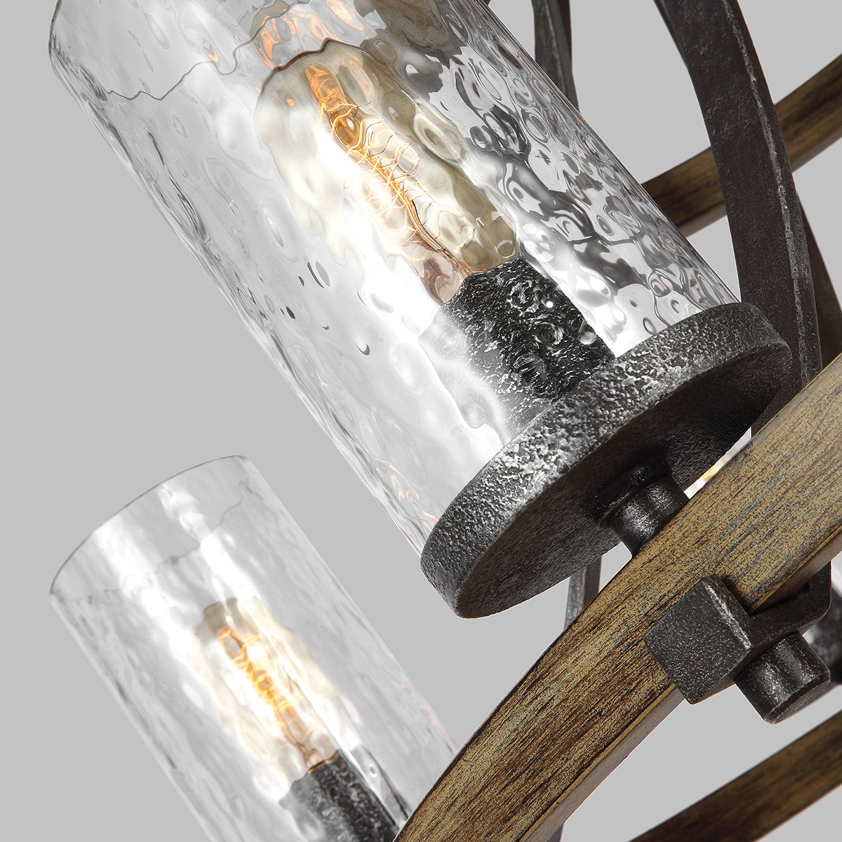 Quintiesse Angelo 9 Light Chandelier Slate