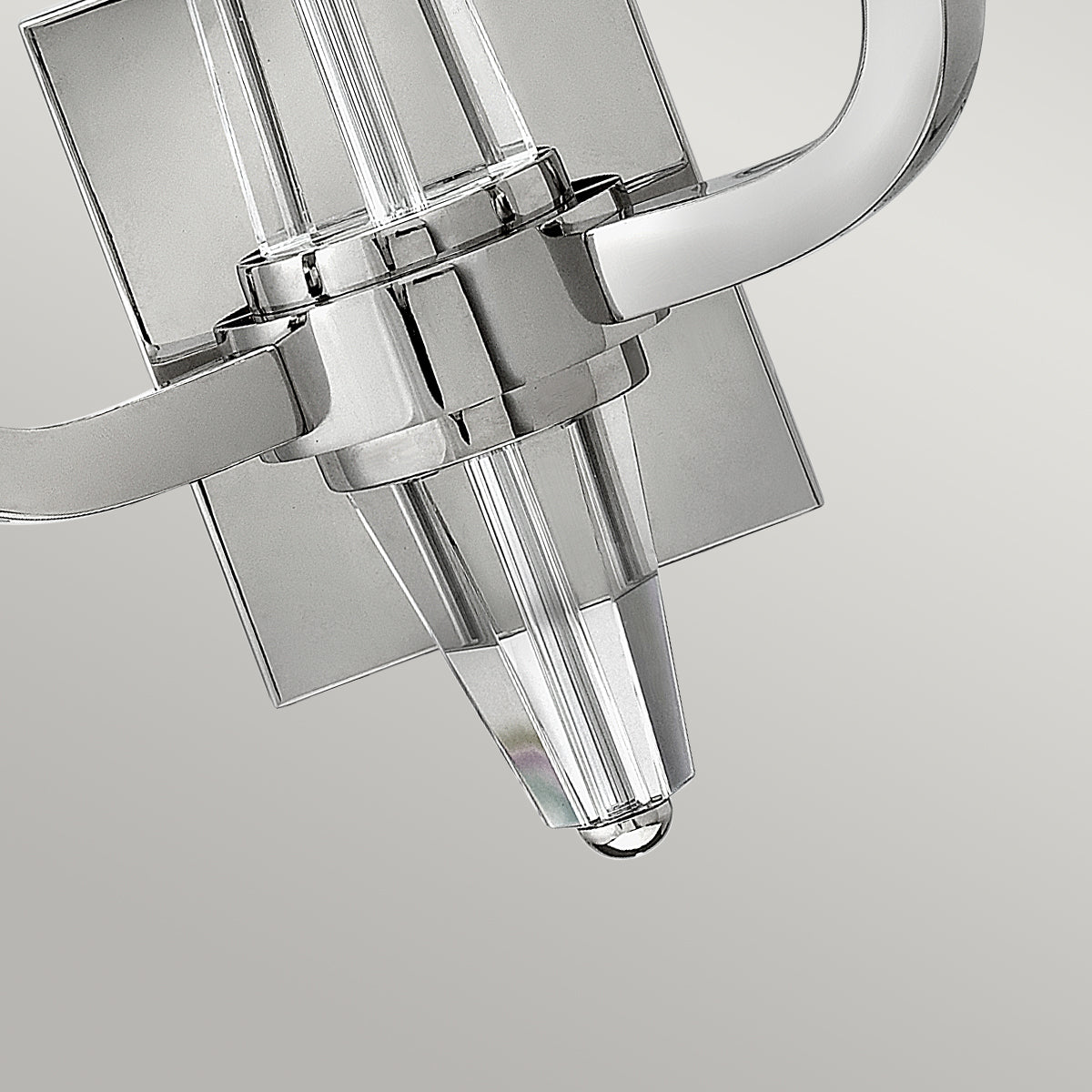 Quintiesse Ascher 2 Light Wall Light Polished Nickel