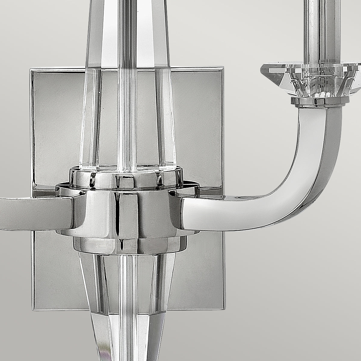 Quintiesse Ascher 2 Light Wall Light Polished Nickel