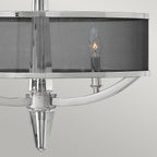 Quintiesse Ascher 3 Light Pendant Light Polished Nickel