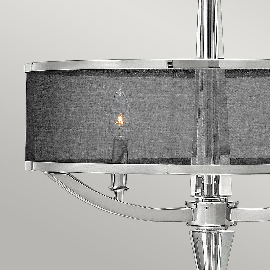 Quintiesse Ascher 3 Light Pendant Light Polished Nickel