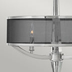 Quintiesse Ascher 3 Light Pendant Light Polished Nickel