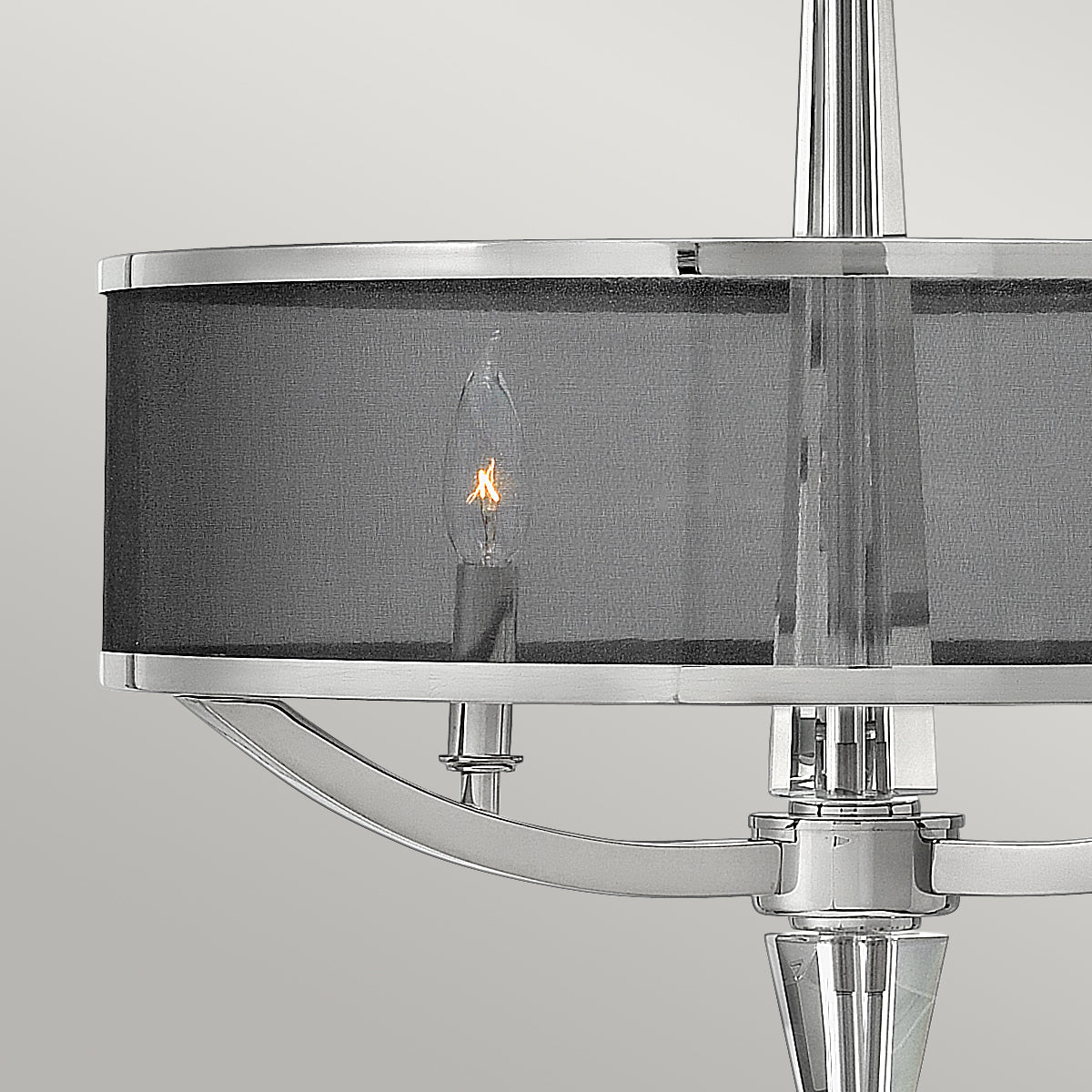 Quintiesse Ascher 3 Light Pendant Light Polished Nickel
