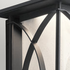 Quintiesse Ashbern Large Wall Lantern Textured Black