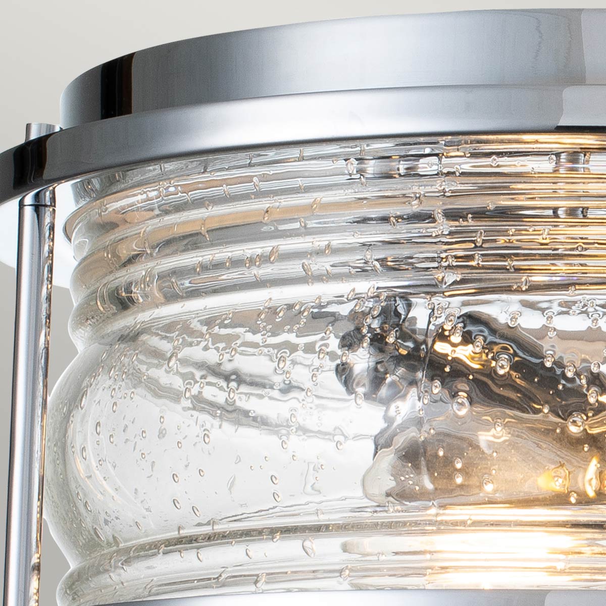 Quintiesse Ashland Bay Bathroom 2 Light Flush in Polished Chrome