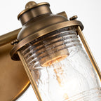 Quintiesse Ashland Bay Bathroom 2 Light Wall Light in Natural Brass