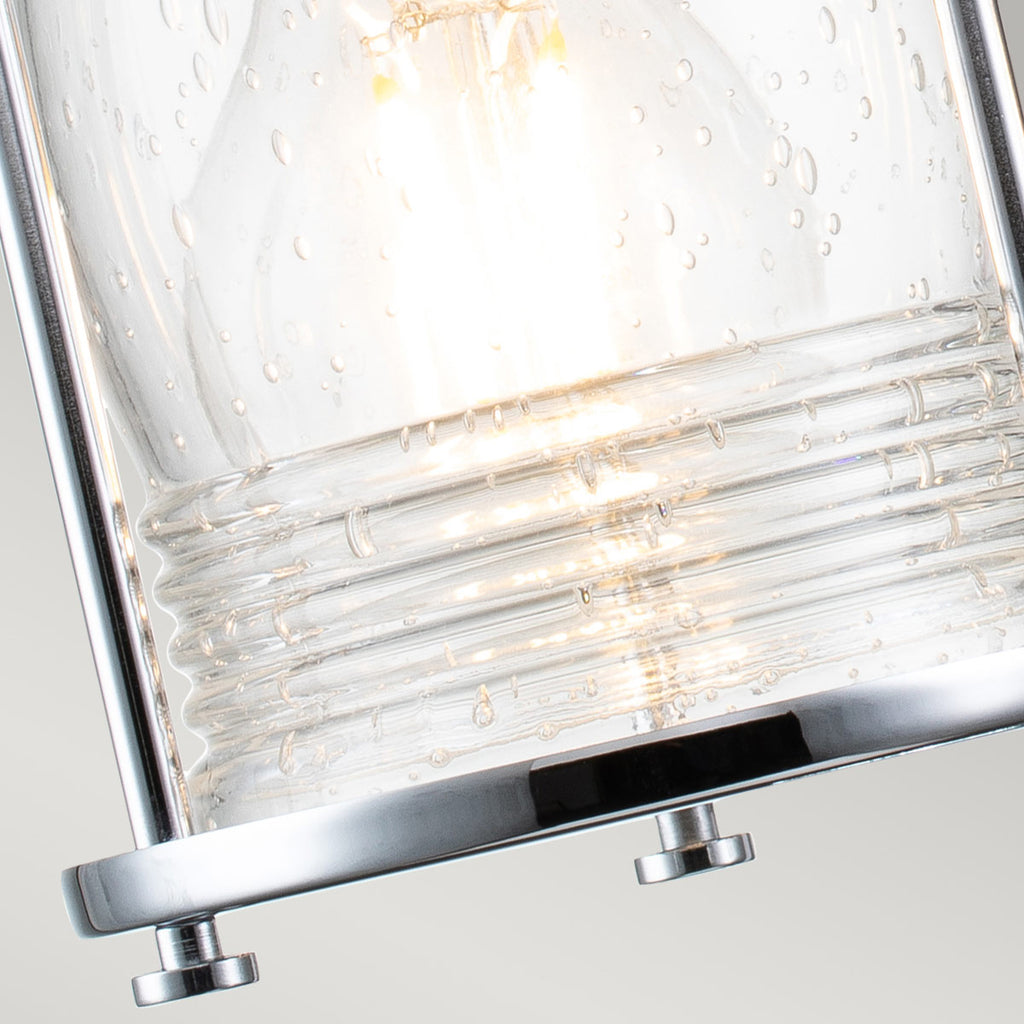 Quintiesse Ashland Bay Bathroom 2 Light Wall Light in Polished Chrome