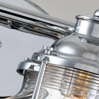 Quintiesse Ashland Bay Bathroom 2 Light Wall Light in Polished Chrome
