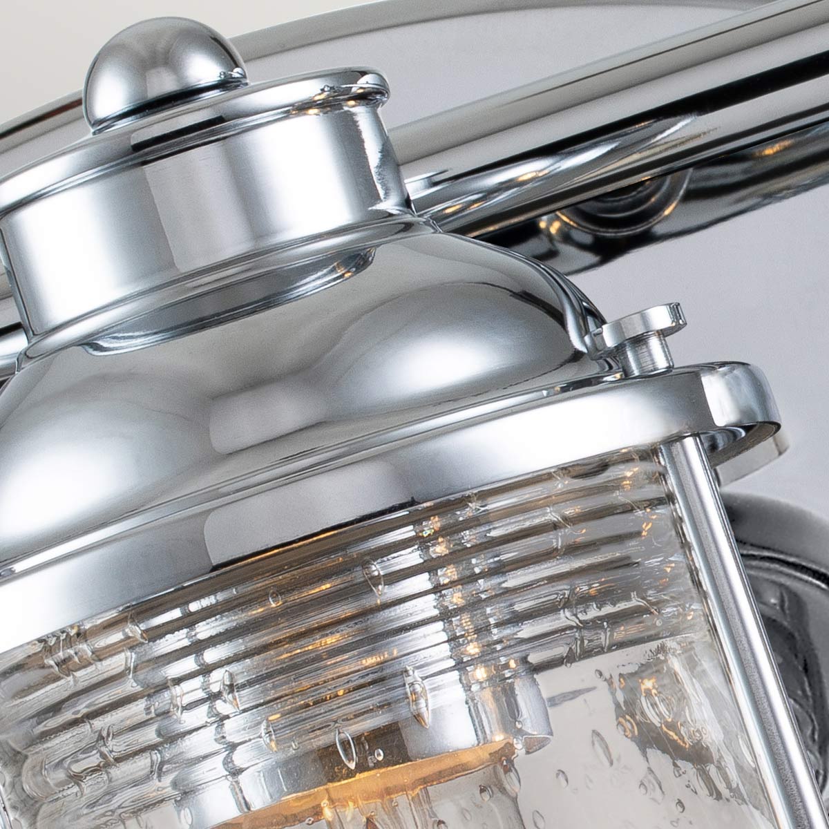 Quintiesse Ashland Bay Bathroom 3 Light Wall Light in Polished Chrome