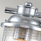 Quintiesse Ashland Bay Bathroom 3 Light Wall Light in Polished Chrome