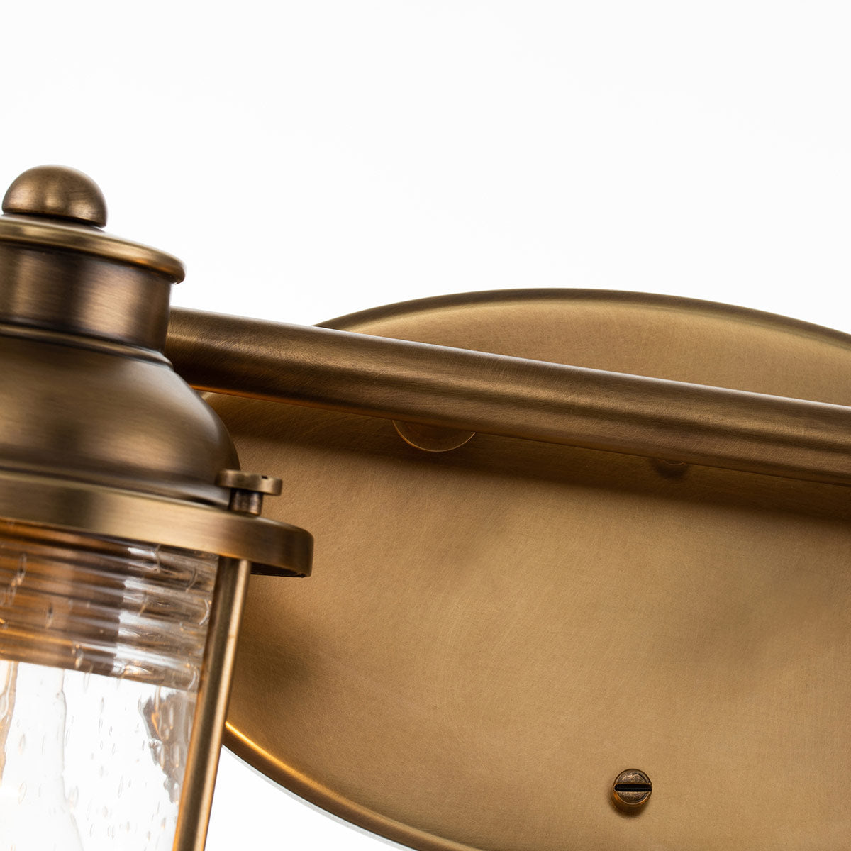 Quintiesse Ashland Bay Bathroom 4 Light Wall Light in Natural Brass